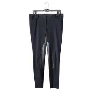 The Limited Exact Stretch Pants Women's Size 8 Black Skinny Faux Leather Insets